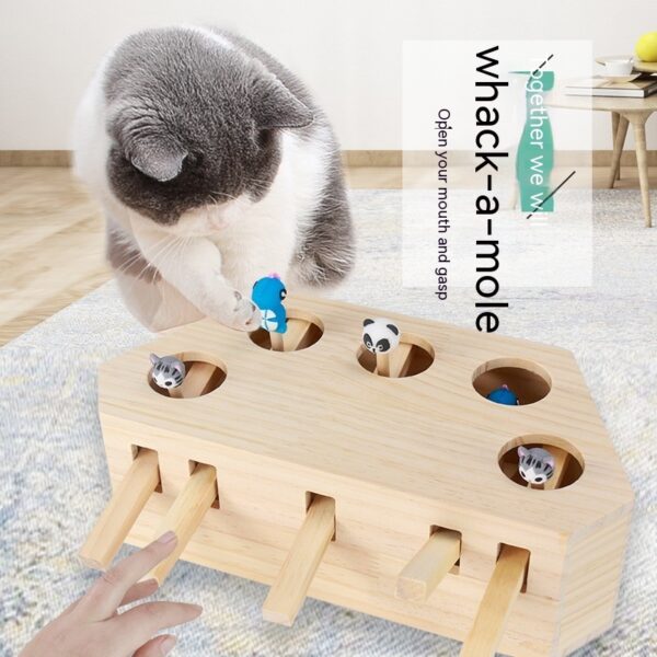 Katzenspiel Holz